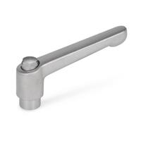 GN 300.5 Adjustable Stainless Steel Hand Lever